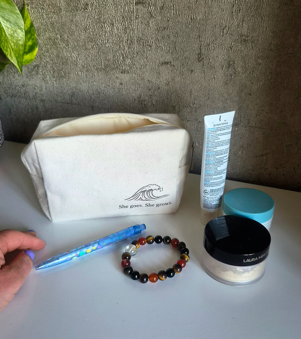 Wave Everyday Mini Pouch - Natural Cream